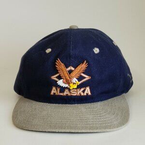 Alaska Ballcap Eagle Blue Adjustable Back Artic Circle